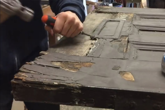 East Lake-Orient Park-wooden-door-repair